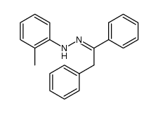 deoxybenzoin o-tolylhydrazone Structure