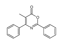 5-methyl-2,4-diphenyl-1,3-oxazin-6-one Structure