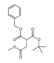 1-苄基2-((叔丁氧羰基)氨基)琥珀酸4-甲酯结构式
