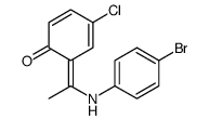 2-(1-((4-BROMOPHENYL)IMINO)ETHYL)-4-CHLOROPHENOL structure