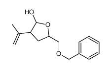 5-(phenylmethoxymethyl)-3-prop-1-en-2-yloxolan-2-ol结构式