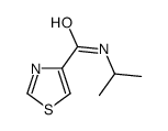 N-propan-2-yl-1,3-thiazole-4-carboxamide结构式