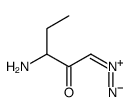 3-amino-1-diazoniopent-1-en-2-olate结构式
