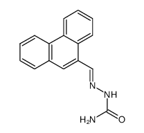 Phenanthrene-9-carboxaldehydesemicarbazone Structure