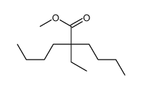 Hexanoic acid, 2-butyl-2-ethyl-, methyl ester Structure