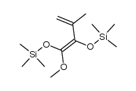 1-Methoxy-3-methyl-1,2-bis(trimethylsiloxy)-1,3-butadiene结构式