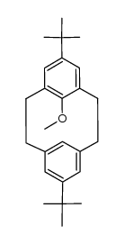 5,13-di-tert-butyl-8-methoxy<2.2>metacyclophane Structure