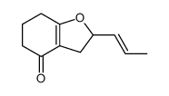 2-prop-1-enyl-3,5,6,7-tetrahydro-2H-1-benzofuran-4-one structure