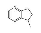 5H-Cyclopenta[b]pyridine,6,7-dihydro-5-methyl-(9CI)结构式