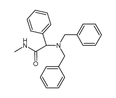 2-(dibenzylamino)-N-methyl-2-phenylacetamide Structure