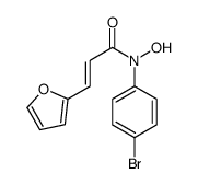 N-(4-bromophenyl)-3-(furan-2-yl)-N-hydroxyprop-2-enamide结构式