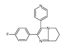 2-(4-fluorophenyl)-3-pyridin-4-yl-6,7-dihydro-5H-pyrrolo[1,2-a]imidazole Structure