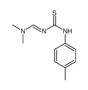 1-(dimethylaminomethylidene)-3-(4-methylphenyl)thiourea结构式