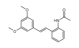 (E)-N-(2-(3,5-dimethoxystyryl)phenyl)acetamide Structure