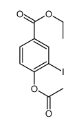 ethyl 4-acetyloxy-3-iodobenzoate Structure