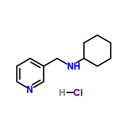 N-(3-Pyridinylmethyl)cyclohexanamine hydrochloride (1:1)结构式