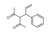 3-(1-phenyl-allyl)-pentane-2,4-dione结构式