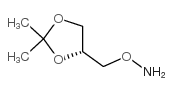 (R)-o-((2,2-二甲基-1,3-二氧杂烷-4-基)甲基)羟胺结构式