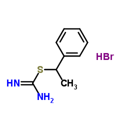 1-Phenylethyl carbamimidothioate hydrobromide (1:1)结构式