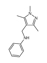 N-[(1,3,5-trimethyl-1H-pyrazol-4-yl)methyl]aniline结构式