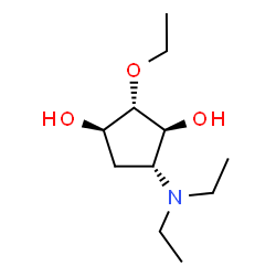1,3-Cyclopentanediol,4-(diethylamino)-2-ethoxy-,(1alpha,2bta,3alpha,4bta)-(9CI) Structure