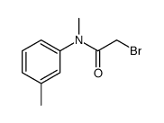 2-bromo-N-methyl-N-(3-methylphenyl)acetamide结构式