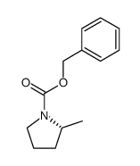 (S)-2-甲基-1-吡咯烷甲酸苄酯结构式