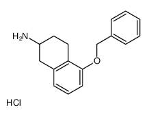 5-(benzyloxy)-1,2,3,4-tetrahydronaphthalen-2-amine hydrochloride Structure