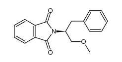 (S)-(-)-2-phthalimido-1-methoxy-3-phenylpropane结构式