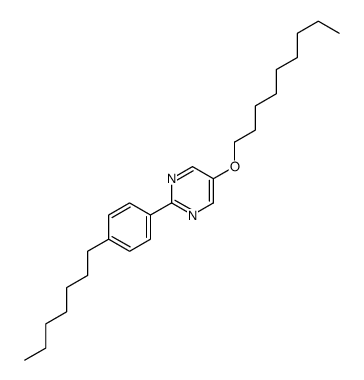 2-(4-Heptylphenyl)-5-(nonyloxy)-pyrimidine Structure