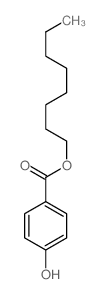 对羟基苯甲酸正辛酯结构式