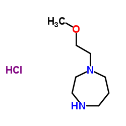 1-(2-Methoxyethyl)-1,4-diazepane HCl structure