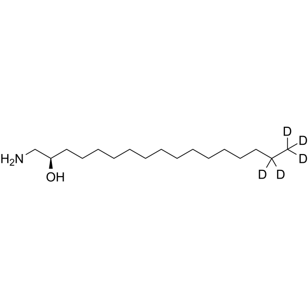 1-脱氧甲基鞘氨醇-d5(m17：0)结构式