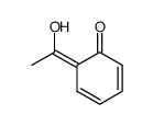 2,4-Cyclohexadien-1-one, 6-(1-hydroxyethylidene)- (9CI)结构式