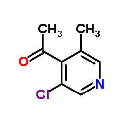 Ethanone, 1-(3-chloro-5-Methyl-4-pyridinyl)- Structure