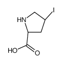 (2S,4R)-4-iodopyrrolidine-2-carboxylic acid结构式