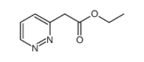 ETHYL2-(PYRIDAZIN-3-YL)ACETATE结构式