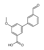 3-(3-formylphenyl)-5-methoxybenzoic acid Structure