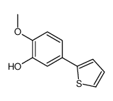 2-methoxy-5-thiophen-2-ylphenol结构式