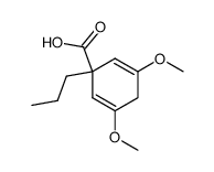 3,5-dimethoxy-1-propylcyclohexa-2,5-diene-1-carboxylic acid结构式