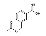 (3-carbamoylphenyl)methyl acetate Structure