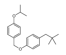 1-(2,2-dimethylpropyl)-4-[(4-propan-2-yloxyphenyl)methoxy]benzene结构式