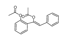 (Z)-1-acetoxy-1-(2-acetoxyphenyl)-2-phenylethene结构式