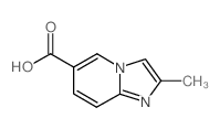 2-甲基-6-咪唑并[2,1-a]吡啶羧酸结构式