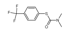 4-trifluoromethylphenyl-S,N,N-dimethyl thiocarbamate结构式