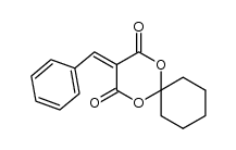 3-benzylidene-1,5-dioxaspiro[5.5]undecane-2,4-dione Structure