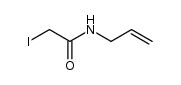 N-(iodoacetyl)allylamine Structure