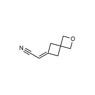 2-(2-氧杂螺[3.3]庚烷-6-亚丙基)乙腈结构式