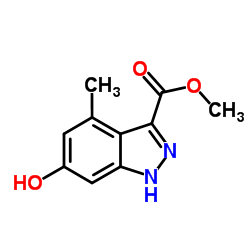 Methyl 6-hydroxy-4-methyl-1H-indazole-3-carboxylate Structure