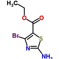 ethyl 2-amino-4-bromothiazole-5-carboxylate Structure